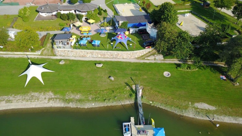 Beach & Wassersportzentrum Wallsee, © WSZ Wallsee Beach & Wassersportzentrum Wallsee, © WSZ Wallsee