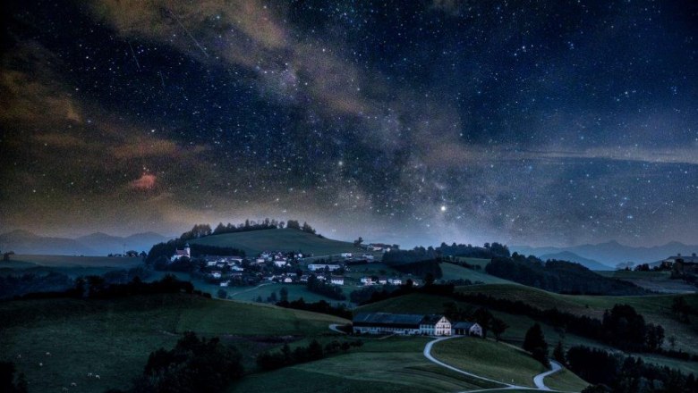 Das Mostviertler Hügelland bei Nacht, © schwarz-koenig.at Das Mostviertler Hügelland bei Nacht, © schwarz-koenig.at