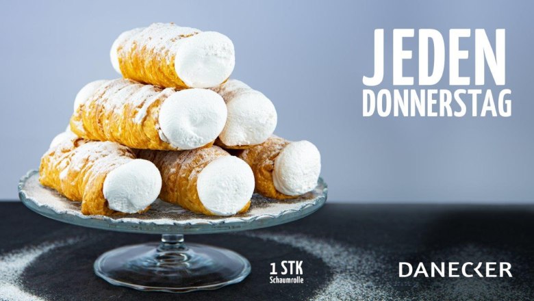 Schaumrolle, Bäckerei Danecker, © Hannes Bittner Schaumrolle, Bäckerei Danecker, © Hannes Bittner