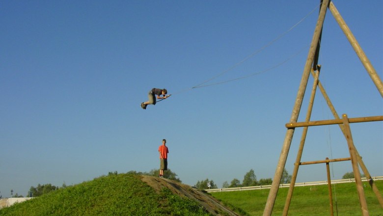 Schaukel im Donauwellenpark, © Marktgemeinde Ardagger